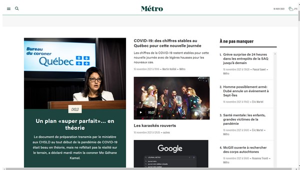 Google News Initiative octroie une aide à Métro Média 