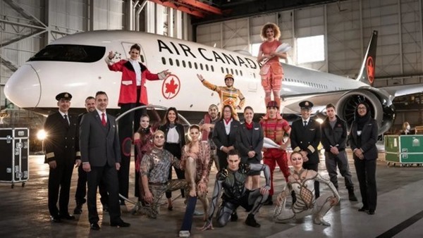 Air Canada et le Cirque du Soleil renouvellent leur partenariat
