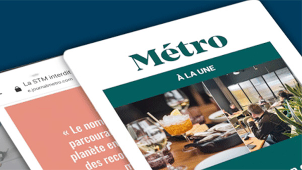 Le journal Métro suspend ses activités