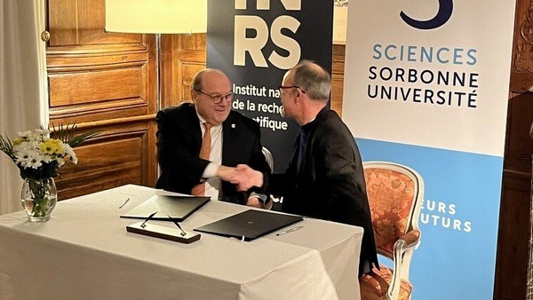 Sorbonne Université et l’INRS signent deux ententes structurantes