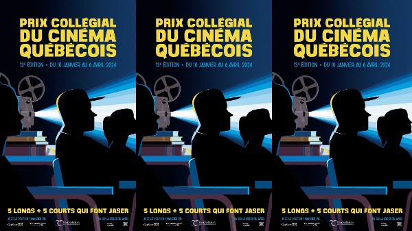 Le Prix collégial du cinéma québécois dévoile l’affiche de sa 13e édition