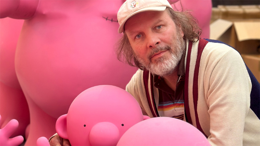 Philippe Katerine à Montréal avec un parcours d’oeuvres monumentales pour voir la vie en rose 